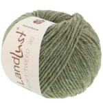Lana Grossa Landlust Soft Tweed 90 34 Green beige heathered