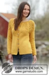 166-8 Early Autumn Cardigan by DROPS Design