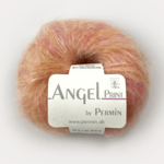 Permin Angel print 60 Pink/Orange