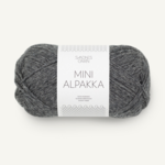 Sandnes Mini Alpakka 1053 Dark Grey Melange