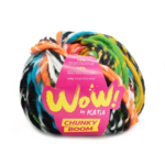 Katia Wow Chunky Boom 305 Blue-Green-Signal orange-Black