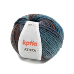 Katia Azteca 72 Blue-rust-brown