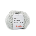 Katia Basic Merino Popcorn 104 Light grey-white