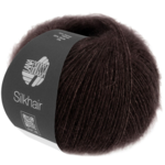 Lana Grossa Silkhair 209 Black Brown