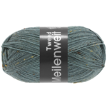 Lana Grossa Meilenweit 100 Tweed 166 Dark grey green