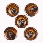 DROPS Imitated Horn (Teak), Button, 25 mm (No. 708)