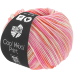 Lana Grossa Cool Wool Print 726 Pink/Pink/Coral/Ecru