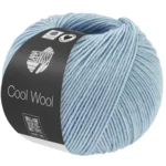 Lana Grossa Cool Wool Mélange 1502 Light blue heather