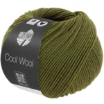Lana Grossa Cool Wool Mélange 1506 Olive heather