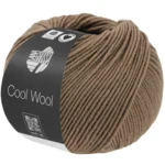Lana Grossa Cool Wool Mélange 1508 Taupe heather