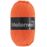 Lana Grossa Meilenweit 100 1396 Pumpkin red