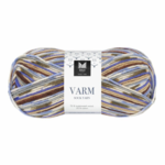 Dale Varm 103 Beige/brown/blue-purple print