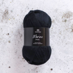 Svarta Fåret Merino Mini 01 Pitch black