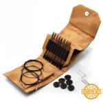 LYKKE Interchangeable Circular Needle Set Umber, Starter Set, Tan, 13 cm