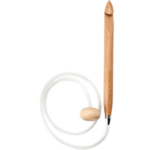 ChiaoGoo Tunisian Crochet Hook Wood Bamboo, Flexible (80 cm)