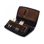 LYKKE Oxford Case for Interchangeable Circular Needles, 13 cm Chocolate