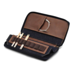 LYKKE Oxford Case for Interchangeable Circular Needles, 9 cm Chocolate