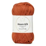 LindeHobby Bloom 8/8 Mercerized Cotton 36 Brick Color