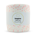 LindeHobby Inspire Print 05 White with pink print