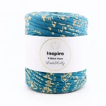 LindeHobby Inspire Print 34 Blue-green with light brown print