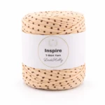 LindeHobby Inspire Print 29 Beige with brown dots