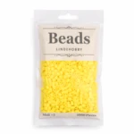 LindeHobby Beads Neon 03 Yellow