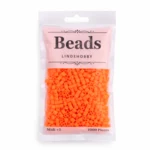 LindeHobby Beads Neon 01 Orange