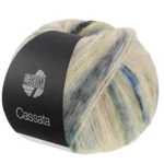Lana Grossa Cassata 15 Pale yellow/May green/grey green/blue/sand yellow