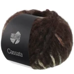 Lana Grossa Cassata 19 Dark brown/sand beige/nougat/green grey