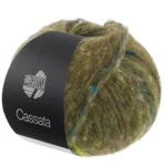 Lana Grossa Cassata 18 Olive/white/May green/light grey/grey blue