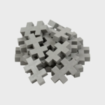 Plus-Plus BIG, 25 pcs 3456 Grey