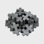 Plus-Plus BIG, 25 pcs 3472 Silver