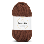 LindeHobby Fuzzy Chenille BIG 20 Bitter Coffee