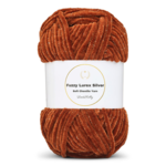 LindeHobby Fuzzy Chenille Silver Lurex 34 Copper