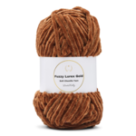 LindeHobby Fuzzy Chenille Gold Lurex 29 Coffee