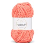LindeHobby Fuzzy Chenille Gold Lurex 33 Dark salmon