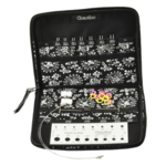 ChiaoGoo Interchangeable Circular Needle Set, Spin Bamboo, Complete, 10 cm