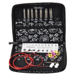 ChiaoGoo Interchangeable Circular Needle Set Twist Red Lace, Small, 10 cm