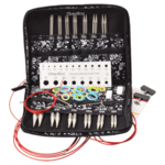 ChiaoGoo Interchangeable Circular Needle Set Twist Red Lace, Complete, 10 cm