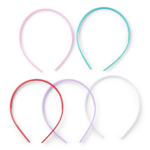 LindeHobby Hair Band, Multi Color, 8 mm, 5 pcs