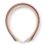 LindeHobby Hair Band, Multi Color, 12 mm, 5 pcs