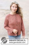 264-20 Canyon Twist Cardigan by DROPS Design