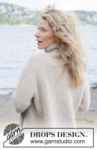262-24 Frosted Oats Sweater by DROPS Design