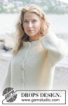 264-24 Frost Bloom Cardigan by DROPS Design