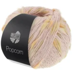 Lana Grossa Popcorn 04 Pastel pink/soft yellow/light grey/peach