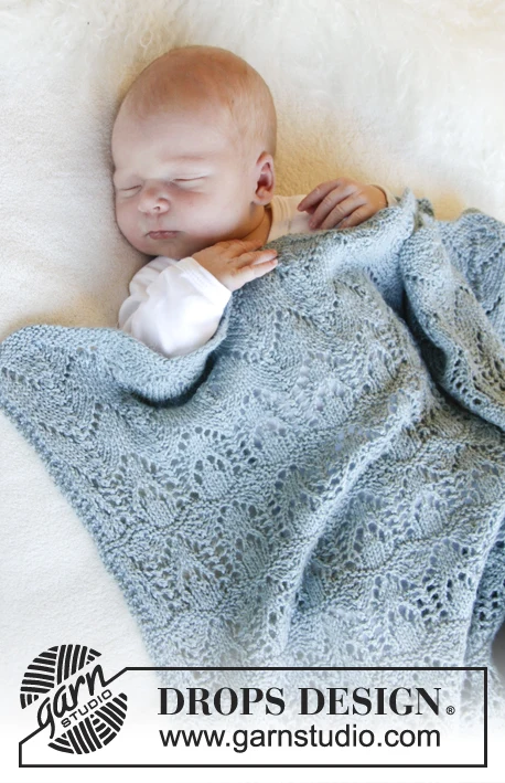 Dream Sand Blanket / DROPS Baby 46-12 - Free knitting patterns by DROPS  Design