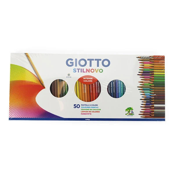 Set of Giotto Stilnovo Coloured pencils - 50 colours