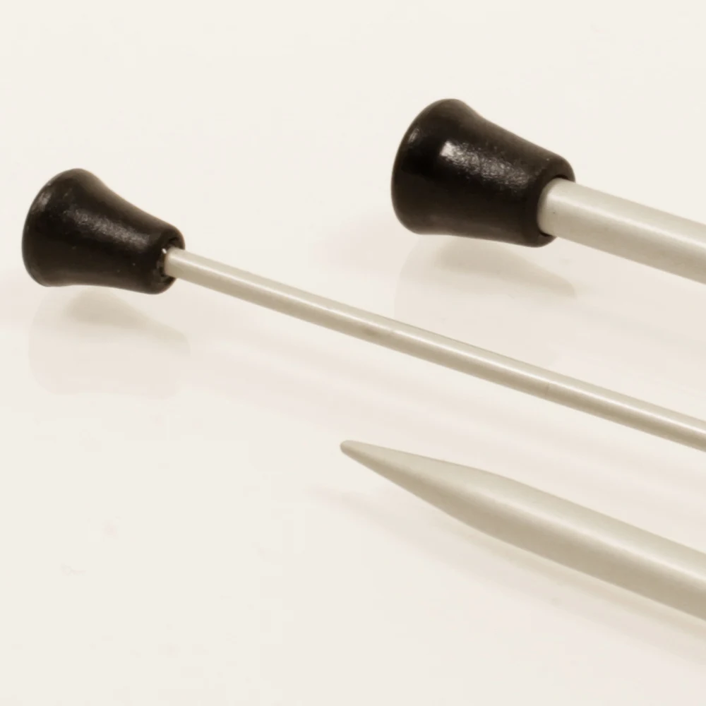 DROPS Single Pointed Needles Basic Aluminium - 35 cm