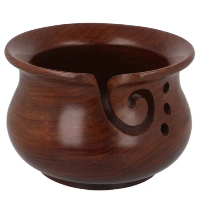 Scheepjes Yarn Bowl, Rosewood, 15x10 cm