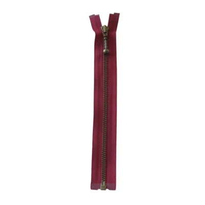 YKK Divisible Metal Zip 4 mm (25-65 cm)